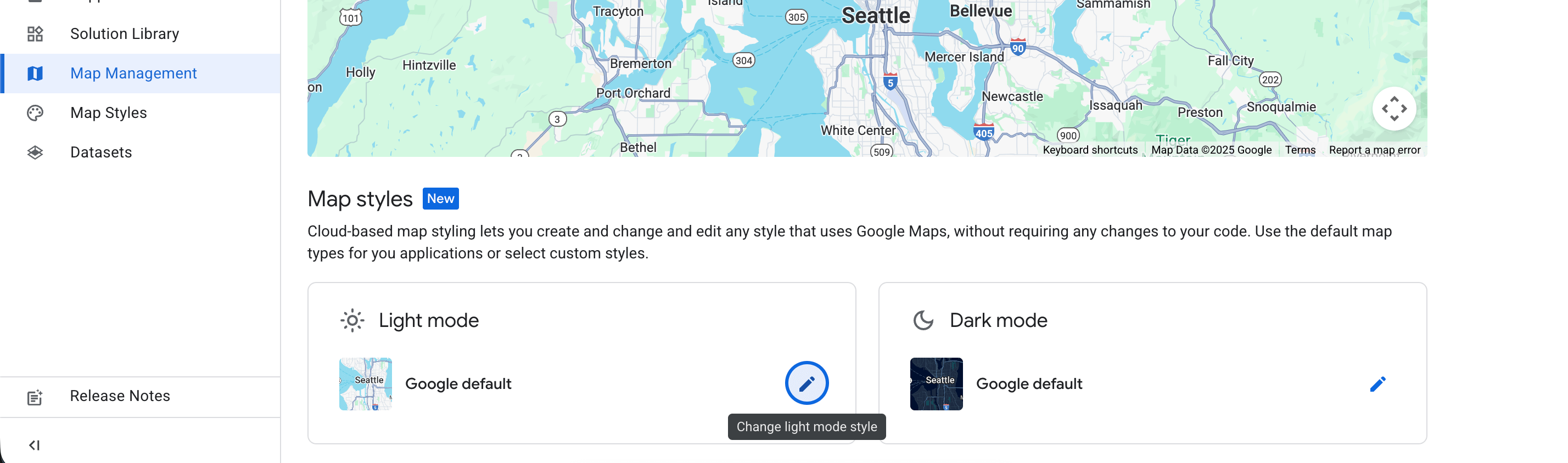 Map ID details screen with the copy button highlighted